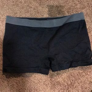 Black spandex shorts